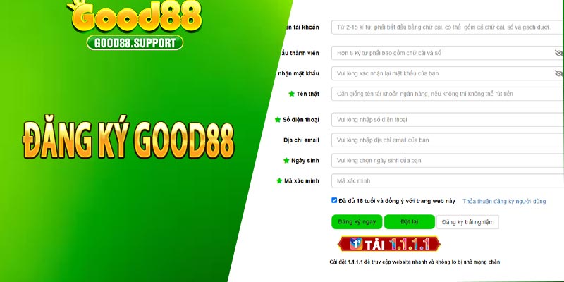 đăng ký good88