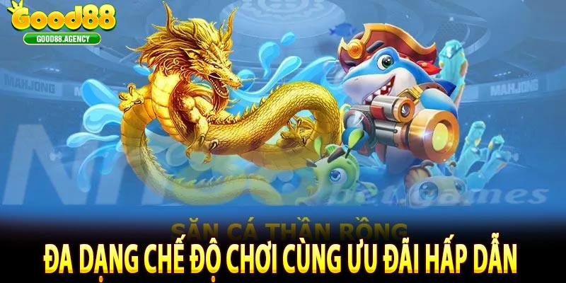 Đa dạng chế độ chơi cùng ưu đãi hấp dẫn 